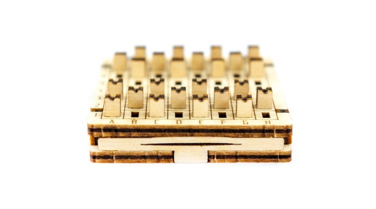 Drewniana gra podróżna 3D Wooden.City - Warcaby Drewniana gra podróżna 3D Wooden.City - Warcaby