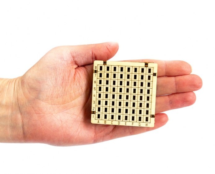 Drewniana gra podróżna 3D Wooden.City - Warcaby Drewniana gra podróżna 3D Wooden.City - Warcaby
