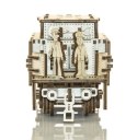 Drewniane puzzle mechaniczne 3D Wooden.City - WOODEN EXPRESS + Tender, tory kolejowe