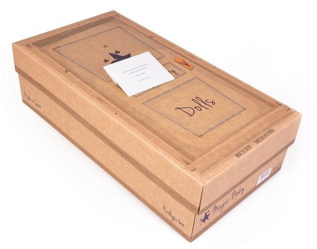 Hiszpańska lalka bobas chłopiec John w szarym sweterku - 45cm Hiszpańska lalka bobas chłopiec John w szarym sweterku - 45cm