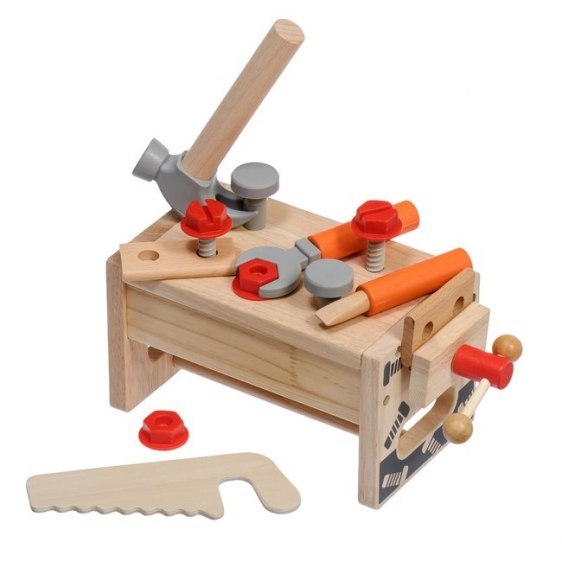 Skrzyneczka z narzędziami 2w1 - stolik majsterkowicza Skrzyneczka z narzędziami 2w1 - stolik majsterkowicza