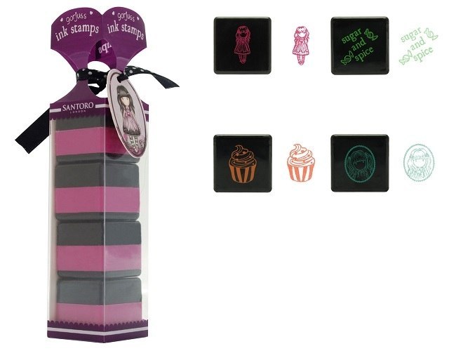 Gorjuss Zestaw stempli z tuszem - Sugar and Spice Gorjuss Zestaw stempli z tuszem - Sugar and Spice