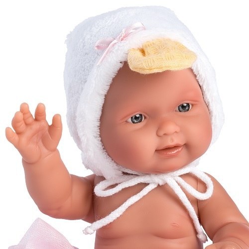 Hiszpańska lalka bobas dziewczynka Bebita Kaczuszka - 26cm Hiszpańska lalka bobas dziewczynka Bebita Kaczuszka - 26cm