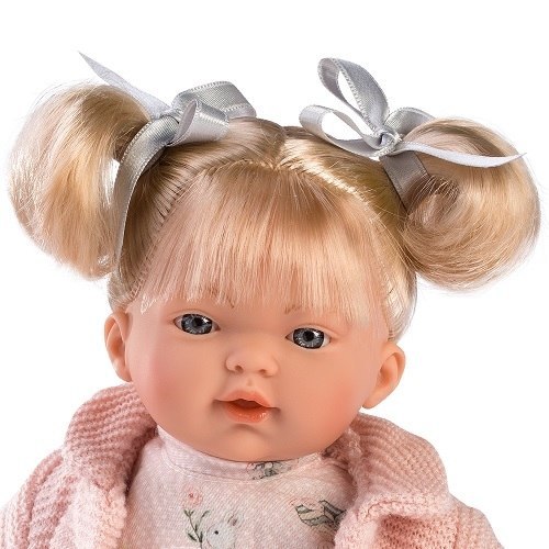 Hiszpańska lalka dziewczynka Aitana w płaszczyku - płacze 33cm Hiszpańska lalka dziewczynka Aitana w płaszczyku - płacze 33cm