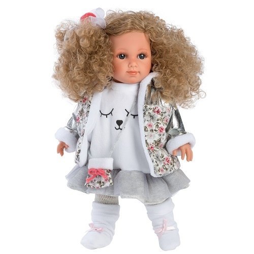 Hiszpańska lalka dziewczynka Elena z kręconymi włosami - 35cm Hiszpańska lalka dziewczynka Elena z kręconymi włosami - 35cm