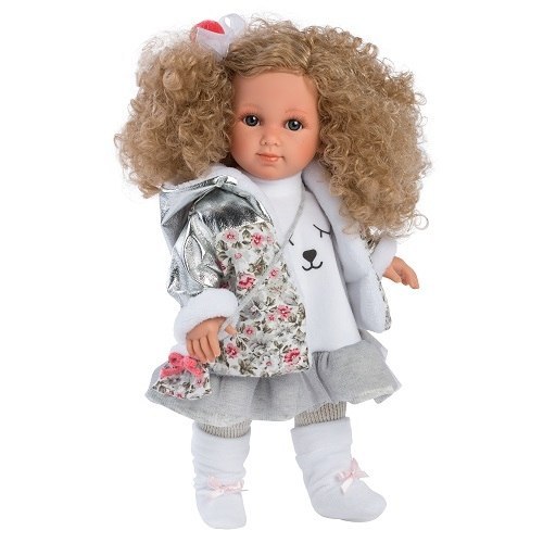 Hiszpańska lalka dziewczynka Elena z kręconymi włosami - 35cm Hiszpańska lalka dziewczynka Elena z kręconymi włosami - 35cm
