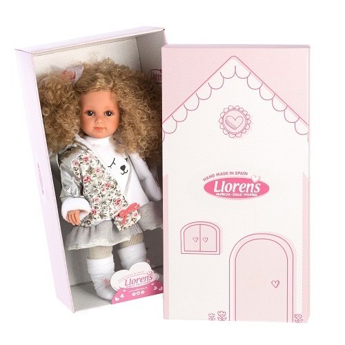 Hiszpańska lalka dziewczynka Elena z kręconymi włosami - 35cm Hiszpańska lalka dziewczynka Elena z kręconymi włosami - 35cm