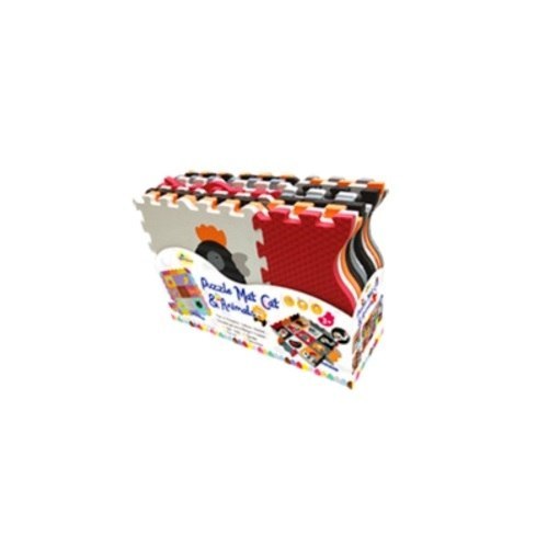Piankowe puzzle podłogowe Zoo z obrzeżem - 77 elementów Piankowe puzzle podłogowe Zoo z obrzeżem - 77 elementów