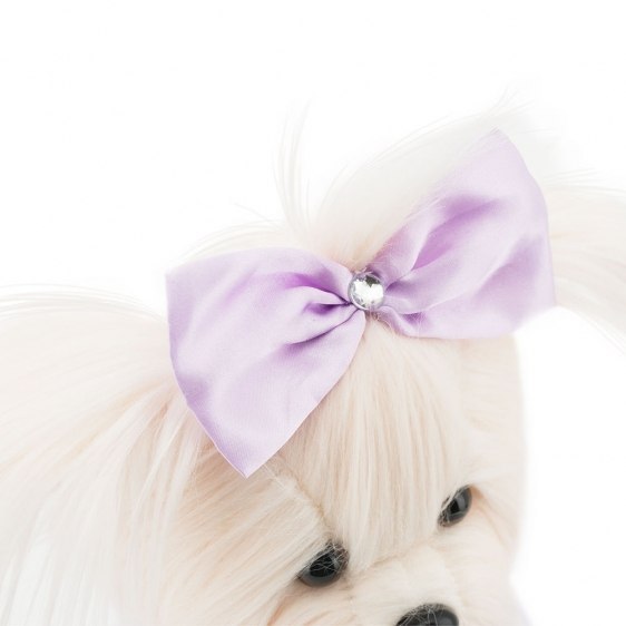 Przytulanka piesek Lucky Mimi w fioletowej sukience - 38cm Przytulanka piesek Lucky Mimi w fioletowej sukience - 38cm