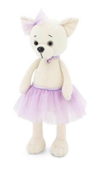 Przytulanka piesek Lucky Lili w fiołkowej spódniczce- 38cm Przytulanka piesek Lucky Lili w fiołkowej spódniczce- 38cm