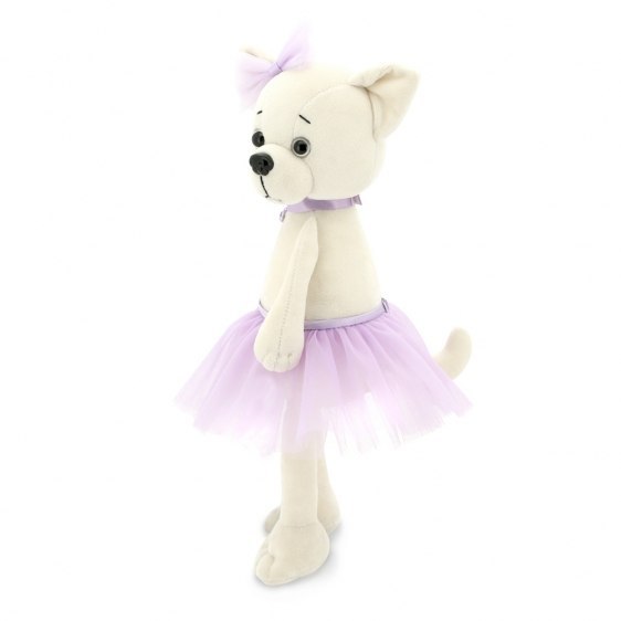 Przytulanka piesek Lucky Lili w fiołkowej spódniczce- 38cm Przytulanka piesek Lucky Lili w fiołkowej spódniczce- 38cm