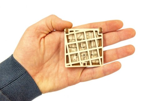 Drewniana gra podróżna 3D Wooden.City - Łamigłówka 15