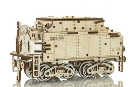 Drewniane puzzle mechaniczne 3D Wooden.City - WOODEN EXPRESS + Tender, tory kolejowe Drewniane puzzle mechaniczne 3D Wooden.City - WOODEN EXPRESS + Tender, tory kolejowe