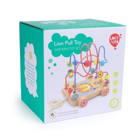 Edukacyjna pętla motoryczna - Przeplatanka Lew na sznureczku Edukacyjna pętla motoryczna - Przeplatanka Lew na sznureczku