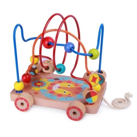 Edukacyjna pętla motoryczna - Przeplatanka Lew na sznureczku Edukacyjna pętla motoryczna - Przeplatanka Lew na sznureczku