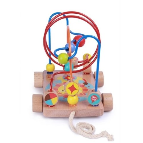 Edukacyjna pętla motoryczna - Przeplatanka Lew na sznureczku Edukacyjna pętla motoryczna - Przeplatanka Lew na sznureczku