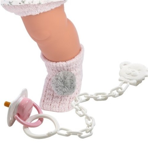 Hiszpańska lalka dziewczynka Joelle w szarym futerku - płacze 38cm Hiszpańska lalka dziewczynka Joelle w szarym futerku - płacze 38cm