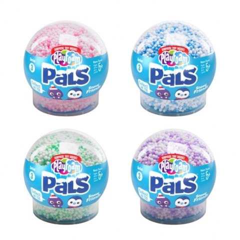 Playfoam Pals, Snowy Friends, Masa piankowa z figurką niespodzianką, modelina Playfoam Pals, Snowy Friends, Masa piankowa z figurką niespodzianką, modelina
