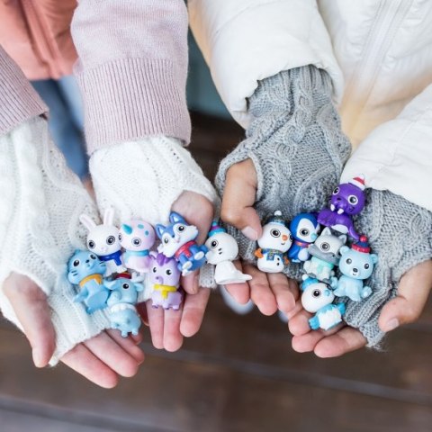 Playfoam Pals, Snowy Friends, Masa piankowa z figurką niespodzianką, modelina Playfoam Pals, Snowy Friends, Masa piankowa z figurką niespodzianką, modelina