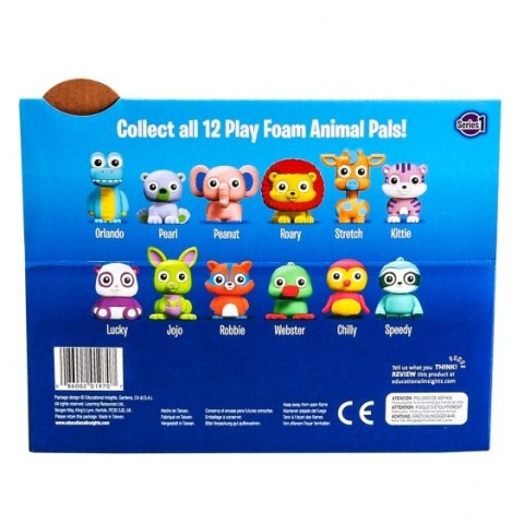 Playfoam Pals, Wild Friends, Masa piankowa z figurką niespodzianką, modelina