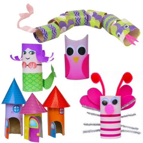 Zestaw Kreatywny - Syrenka - Re-Cycle-Me - 5 zabawek Zestaw Kreatywny - Syrenka - Re-Cycle-Me - 5 zabawek