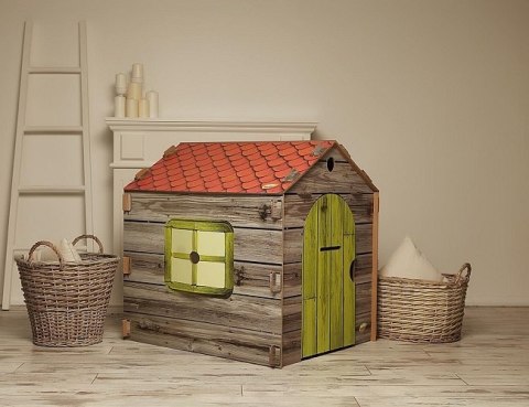 Domek PlayToyz - UROCZY „DREWNIANY" DOMEK S Domek PlayToyz - UROCZY „DREWNIANY" DOMEK S