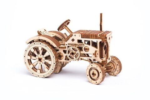Drewniane puzzle mechaniczne 3D Wooden.City - Traktor Drewniane puzzle mechaniczne 3D Wooden.City - Traktor