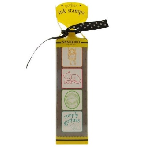 Gorjuss Zestaw stempli z tuszem - Ruby (Yellow) Gorjuss Zestaw stempli z tuszem - Ruby (Yellow)