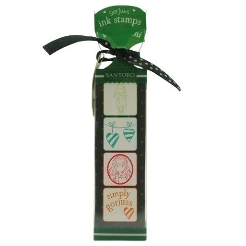 Gorjuss Zestaw stempli z tuszem - The Scarf Gorjuss Zestaw stempli z tuszem - The Scarf
