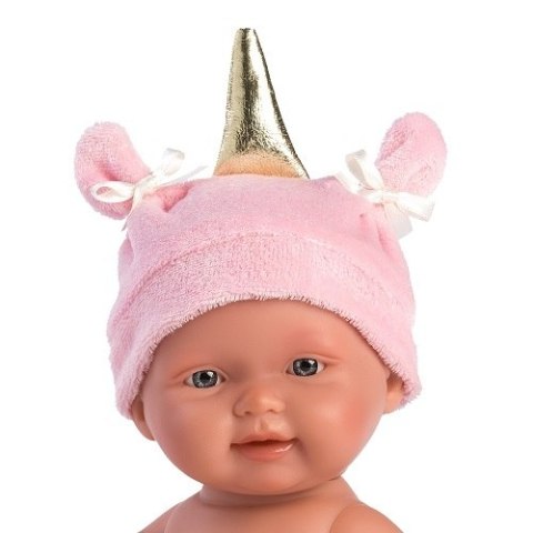 Hiszpańska lalka bobas dziewczynka Bebita Jednorożec - 26cm