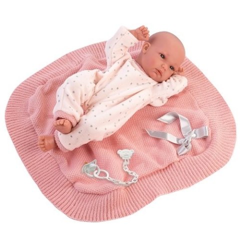 Hiszpańska lalka bobas dziewczynka Bimba z kocykiem - 35cm Hiszpańska lalka bobas dziewczynka Bimba z kocykiem - 35cm