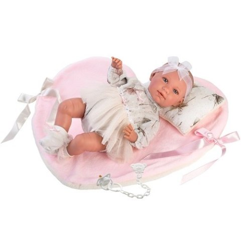 Hiszpańska lalka bobas dziewczynka Mimi z kocykiem - płacze 42cm Hiszpańska lalka bobas dziewczynka Mimi z kocykiem - płacze 42cm