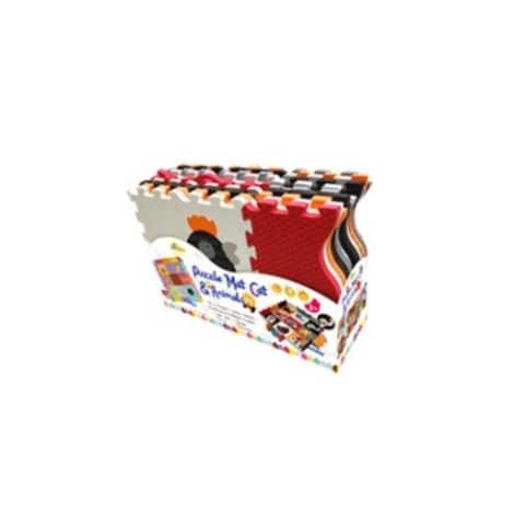 Piankowe puzzle podłogowe Zoo z obrzeżem - 77 elementów Piankowe puzzle podłogowe Zoo z obrzeżem - 77 elementów