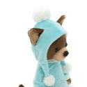 Przytulanka piesek Lucky Kiki w czapce z pomponami - 38cm