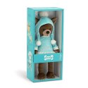 Przytulanka piesek Lucky Kiki w czapce z pomponami - 38cm