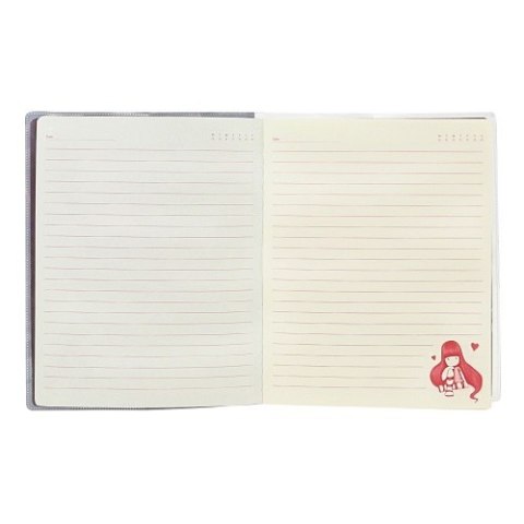 Zeszyt brokatowy w plastikowej okładce Santoro - Gorjuss The Collector