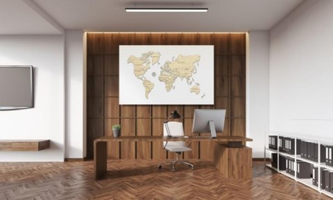 Drewniane puzzle 3D Wooden.City - Mapa Świata L Drewniane puzzle 3D Wooden.City - Mapa Świata L
