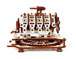 Drewniane puzzle mechaniczne 3D Wooden.City - Silnik V8