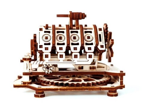 Drewniane puzzle mechaniczne 3D Wooden.City - Silnik V8 Drewniane puzzle mechaniczne 3D Wooden.City - Silnik V8