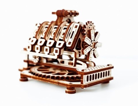 Drewniane puzzle mechaniczne 3D Wooden.City - Silnik V8 Drewniane puzzle mechaniczne 3D Wooden.City - Silnik V8