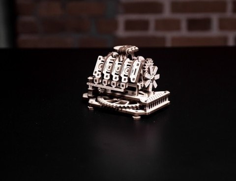 Drewniane puzzle mechaniczne 3D Wooden.City - Silnik V8 Drewniane puzzle mechaniczne 3D Wooden.City - Silnik V8