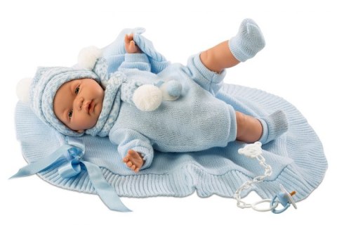 Hiszpańska lalka bobas chłopiec Joel płacze 38cm Hiszpańska lalka bobas chłopiec Joel płacze 38cm