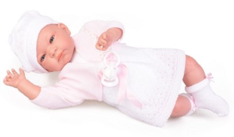 Hiszpańska lalka bobas dziewczynka Jenny w sukience - 45cm Hiszpańska lalka bobas dziewczynka Jenny w sukience - 45cm