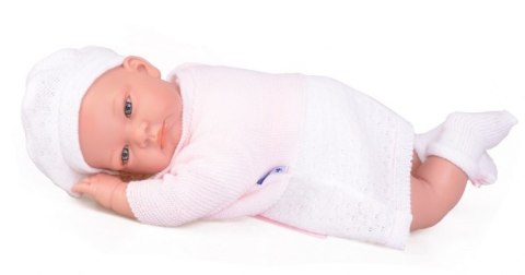 Hiszpańska lalka bobas dziewczynka Jenny w sukience - 45cm Hiszpańska lalka bobas dziewczynka Jenny w sukience - 45cm