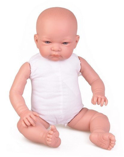 Hiszpańska lalka bobas dziewczynka Jenny w sukience - 45cm Hiszpańska lalka bobas dziewczynka Jenny w sukience - 45cm