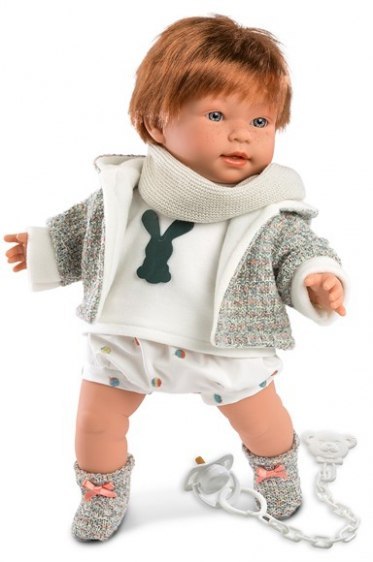 Hiszpańska lalka chłopiec Kristian - płacze 42cm Hiszpańska lalka chłopiec Kristian - płacze 42cm