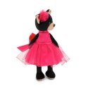 Przytulanka piesek Lucky Blacky w sukience - 38cm