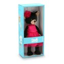 Przytulanka piesek Lucky Blacky w sukience - 38cm