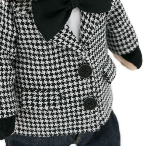 Przytulanka piesek Lucky Buzz w muszce - 38cm