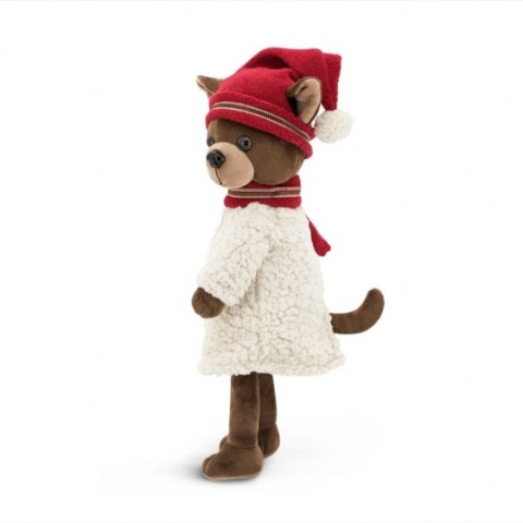 Przytulanka piesek Lucky Kiki w płaszczyku - 38cm